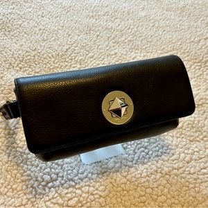 kate spade Clutch/Wristlet - Black Pebbled Leather - Immaculate